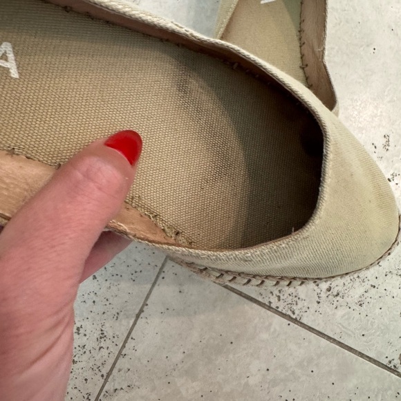 Viscata Rascassa Flat Espadrille Slip On Tan Sand Shoes - Picture 7 of 10